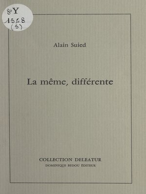 cover image of La même, différente